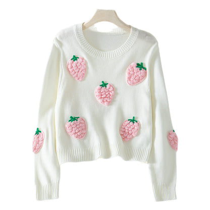 Women's Elegant Long-sleeved Sweater Beige