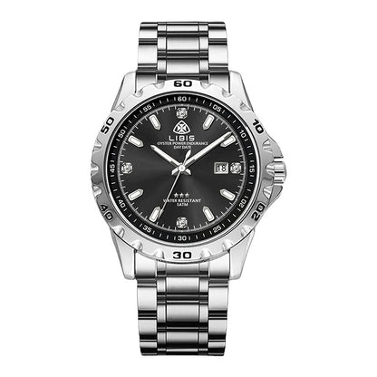 Quartz Luminous Waterproof Stainless Steel Strap Watch