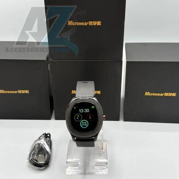 Microwear 2024 Smart Watch with Blood Pressure & Body Temperature, Fitness Tracker